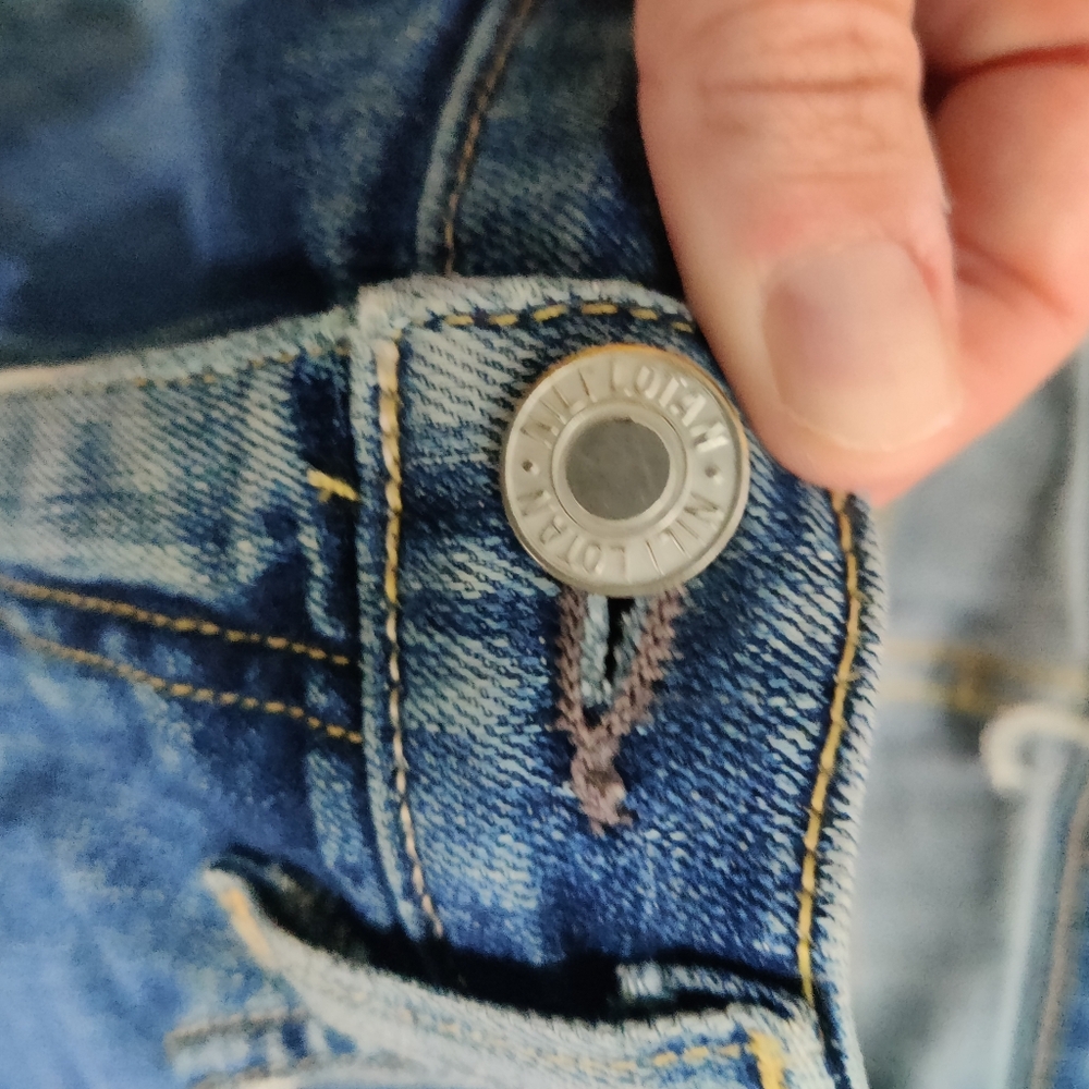 Nili Lotan Mid Rise Distressed Jeans - Picture 9 of 14